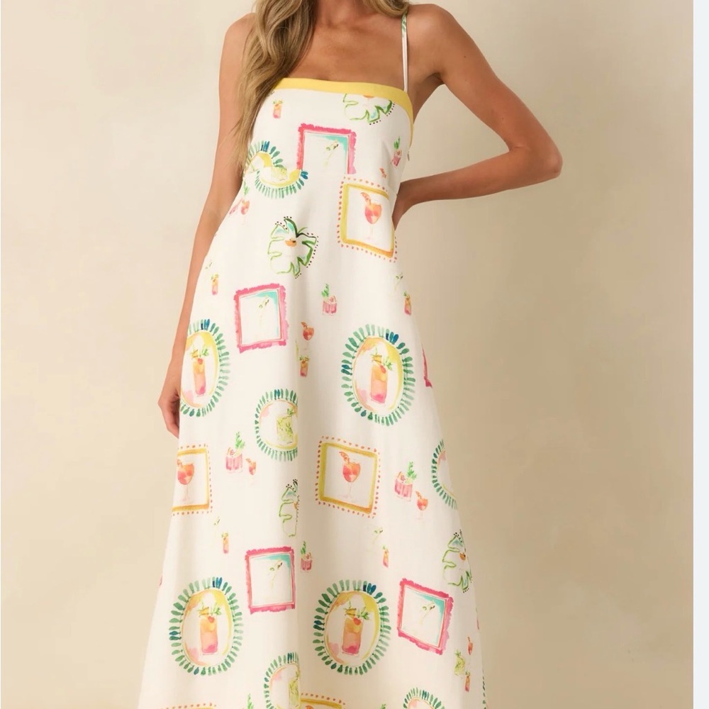 NWT Strut & Bolt Cocktail print dress